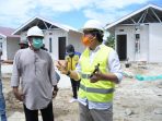 Tinjau Pembangunan Huntap di Radda, Suaib Harap Mutu Bangunan tak Diabaikan