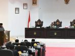 Ketuk Palu, 7 Fraksi DPRD Luwu Utara Setujui Ranperda P-APBD Menjadi Perda. Ini Pesan Wabup Suaib Mansur