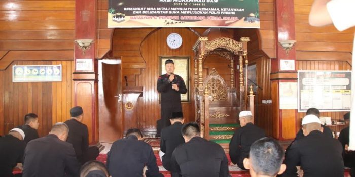 Hikmah Isra Mikraj di Masjid Mako Brimob: Perbaiki Hubungan Sesama Manusia dan Allah SWT