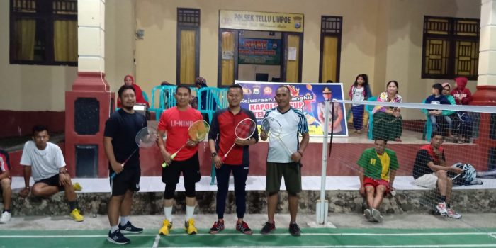 Kapolsek Cup Tellu Limpoe Ramaikan Hari Bhayangkara Ke-77 di Bone