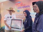 Bupati Luwu Utara, Indah Putri Indriani Terima Penghargaan Dari Mentri Pariwisata dan Ekonomi Kreatif