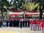 Komandan Brimob Bone Jadi Komandan Upacara 17 Agustus di Rujab Gubernur Sulsel