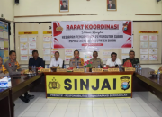 Sekda Rapat Dengan Polres Sinjai, Bahas Pemilu Serentak