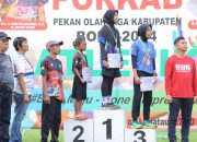 Gadis Belia Asal TRB Raih Perak Lari 5.000 Meter Porkab Bone