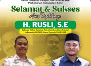 H Rusli Terpilih Ketua Apdesi Bone,  Kadis A Asman Sulaiman : Jadi Wadah Perjuangan Aspirasi Infrastruktur Desa 