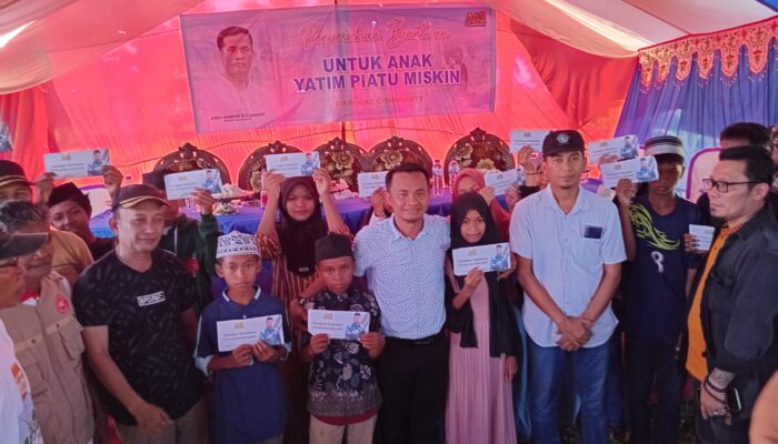 Salurkan Bantuan Untuk Anak Yatim Piatu, Andi Asman Sulaiman Sasar Pedalaman Bone