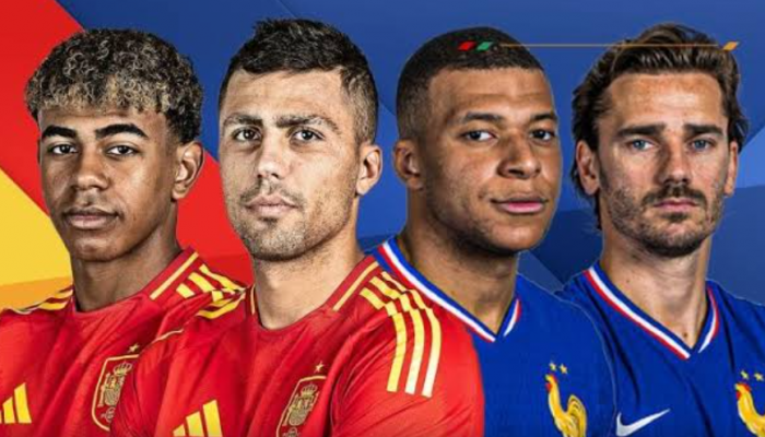 Prediksi dan Link Streaming Spanyol vs Prancis Semifinal Piala Euro