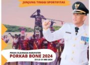 Buka Pelaksanaan Porkab Bone 2024, Pj Bupati Bone : Tumbuhkan Bakat dan Minat Atlet