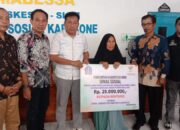 Korban Bencana Puting Beliung, Dinsos Bone Salurkan Bantuan Rumah