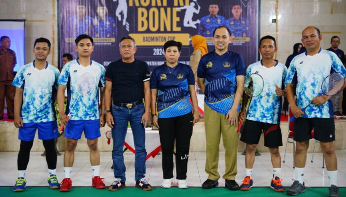 Dewan Pengurus Korpri Bone Gandeng PB PUSDA Gelar Kejuaraan Bulutangkis 2024