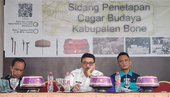 Sidang Penetapan Cagar Budaya Bone, Alimuddin : Warisan Leluhur Tak Ternilai Harganya