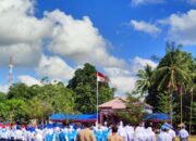 Upacara HUT RI di Ulaweng, Tim Paskibraka SMA 15 Bone Sukses Kibarkan Merah Putih