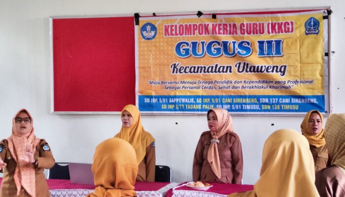 KKG Gugus III Kecamatan Ulaweng Gelar Pertemuan, Ini yang Dibahas