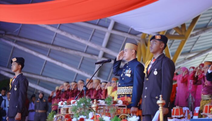 Irup Upacara HUT ke-17 RI, Bupati Pangkep Ajak Masyarakat Jaga NKRI