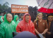 Bupati Pangkep Dampingi Menparekraf Kunjungan Kerja di Desa Wisata Balleangin