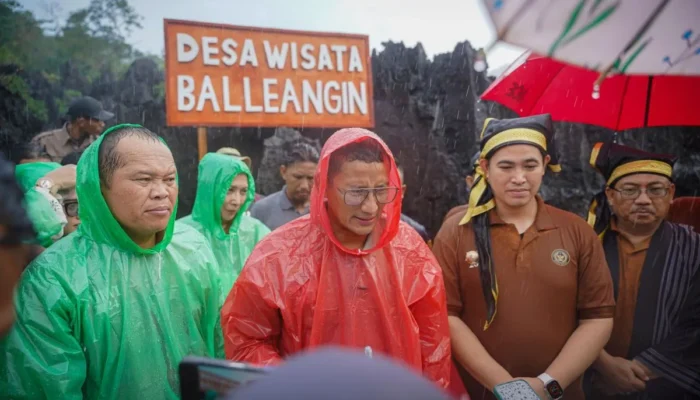 Bupati Pangkep Dampingi Menparekraf Kunjungan Kerja di Desa Wisata Balleangin