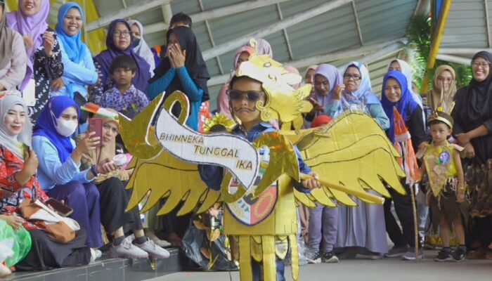 Gebyar PAUD 2024 Pangkep Meriah, Lomba Peragaan Busana dari Bahan Daur Ulang