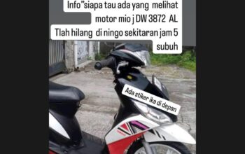 Ditinggal Salat Berjamaah, Motor di Desa Timusu Raib Digondol Maling