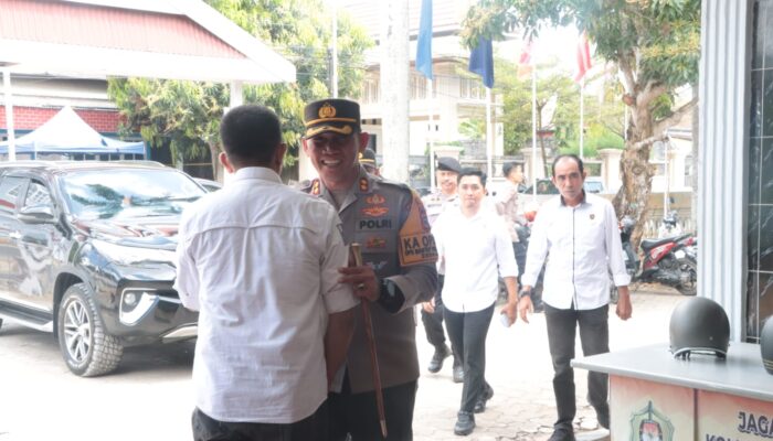 Antisipasi Gangguan Pilkada, Kapolres Bone Sambangi Kantor KPU dan Bawaslu