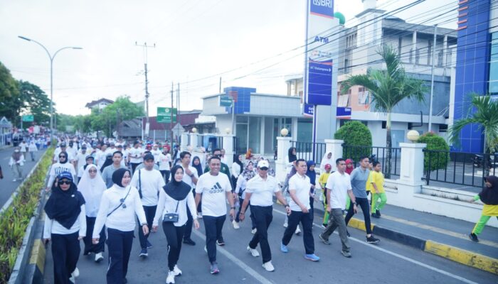 16 Ribu Warga Bone Ikut Pecahkan Rekor MURI Jalan Santai Terbanyak HUT ke-355 Sulsel