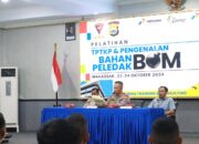 Kabag Ops Sat Brimob Pimpin Upacara Penutupan Latihan TPTKP-Pengenalan Bom