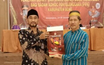 KPU Bone Bekali Badan Ad Hoc Mitigasi Pelanggaran Pada Pilkada Tahun 2024