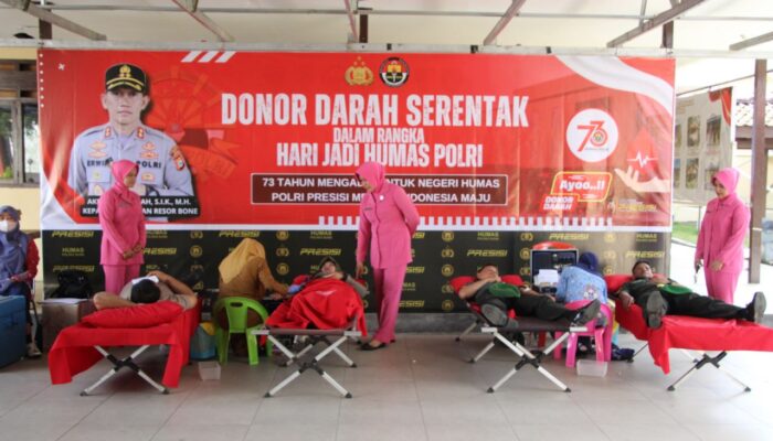 Cek Donor Darah Jadi Rangkaian Kunker Kapolda Sulsel di Bone