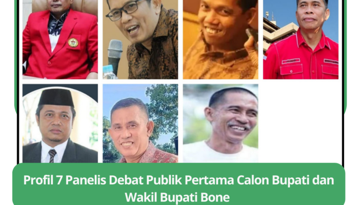 Profil 7 Panelis Debat Publik Pertama Calon Bupati dan Wakil Bupati Bone