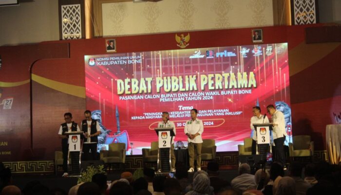 Debat Publik Cabup dan Wabup Berjalan Kondusif, Kapolres Bone Ucapkan Terima Kasih