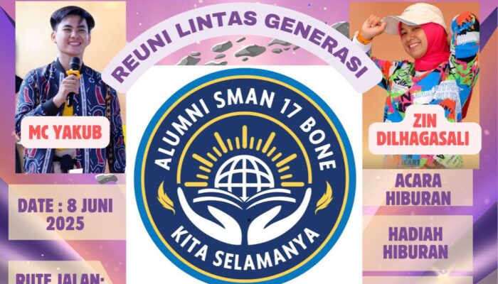 Pertama Kalinya SMAN 17 Bone Adakan Reuni Lintas Generasi, Peserta Tembus 700 Orang