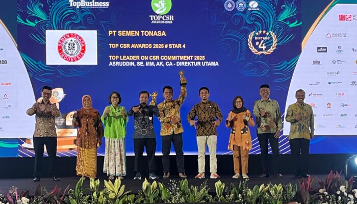 PT Semen Tonasa Raih Penghargaan Top CSR Awards 2025