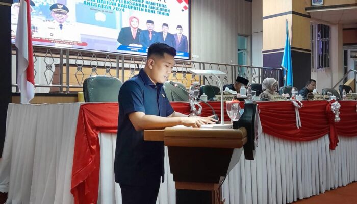 Pelaksanaan APBD TA 2024, Fraksi Gerindra Bone Minta Penjelasan 3 Catatan BPK