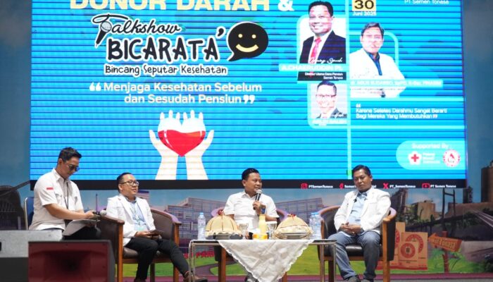 PT Semen Tonasa Gandeng PMI, RSUD Pangkep, dan Kemenkes Hadirkan Aksi Donor Darah dan Edukasi Kesehatan