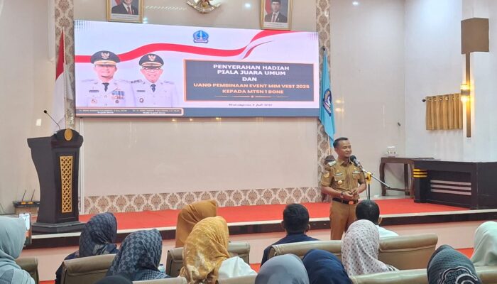 Marching Band Iqra MTsN 1 Bone Raih Juara Umum MIMF 2025, Bupati Bone Gelar Jamuan Penghargaan