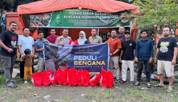 DPW HIMAS Sulsel Salurkan Bantuan untuk Korban Banjir dan Longsor di Sinjai