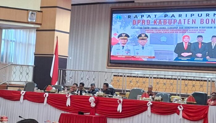 Fraksi PKS Hadir Lengkap Ikuti 2 Ranperda, Pimpinan DPRD Bone Berikan Apresiasi