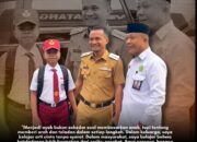 Partisipasi Gerakan Ayah Mengantar Anak di Hari Pertama Sekolah di Bone Tertinggi Kedua di Sulsel