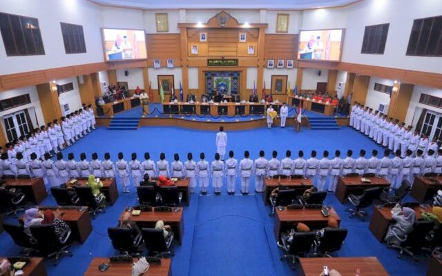 71 Anggota Paskibraka Pangkep Dikukuhkan, Siap Kibarkan Merah Putih di HUT ke-80 RI