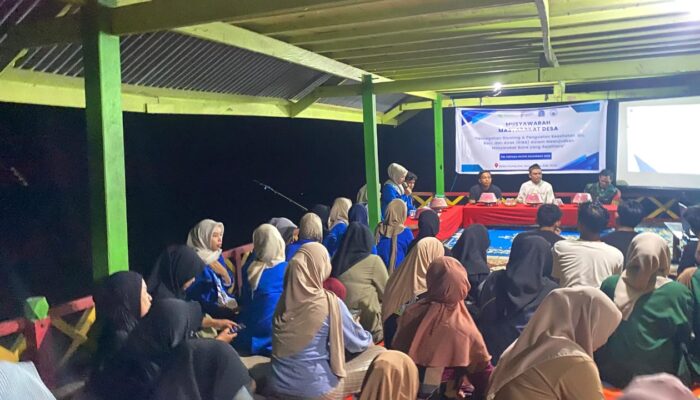 Mahasiswa Poltekkes Makassar Gelar MMD di Desa Tocina Bone