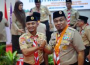 Bupati Bone dan Mantan Bupati Bone Saling Lempar Pujian di Muscab Pramuka