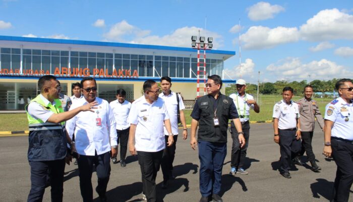 Akademi Penerbangan Indonesia Kunjungi  Bandara Arung Palakka, Bone Selangkah Lagi Miliki Sekolah Penerbangan