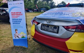 Polsek Ulaweng Gelar Gerakan Pangan Murah di Perkemahan HUT ke-80 RI