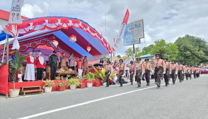 Hadiri Gerak Jalan Indah di Ulaweng, Ketua Fraksi Gerindra Bone : Tumbuhkan Semangat Kebangsaan
