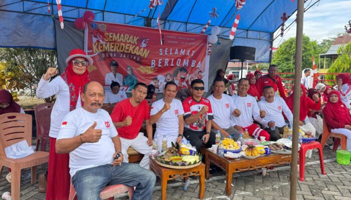 Semarak Kemerdekaan di Desa Jaling, Warga Antusias Ikuti Jalan Santai dan Lomba