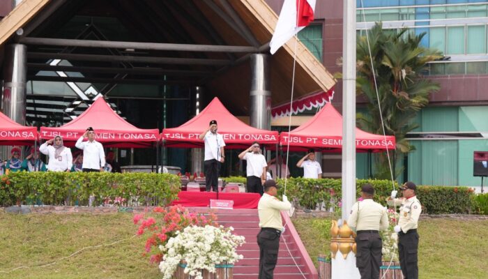 Peringati HUT ke-80 RI, PT Semen Tonasa Gelar Upacara Khidmat dan Tekankan Semangat AKHLAK