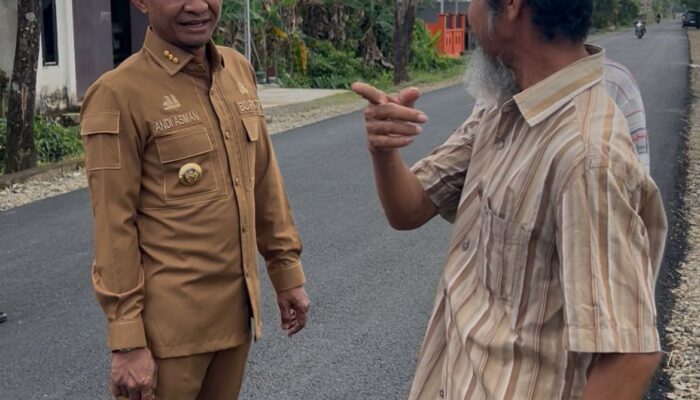 Bupati Bone Tinjau Perbaikan Jalan di Toro, Warga Ucapkan Terima Kasih