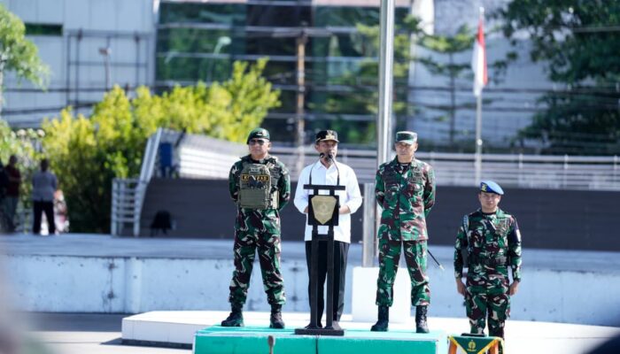 Gubernur Andi Sudirman Apresiasi TNI Jaga Sulsel Tetap Kondusif