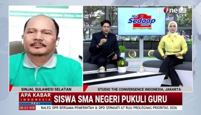 Beda Pernyataan Kepala Sekolah dan Orang Tua Siswa Pemukul Guru di SMAN 1 Sinjai