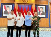 Bangun Komunikasi Pusat-Daerah, Bupati Bone Jalin Silaturahmi dengan Komandan Paspampres