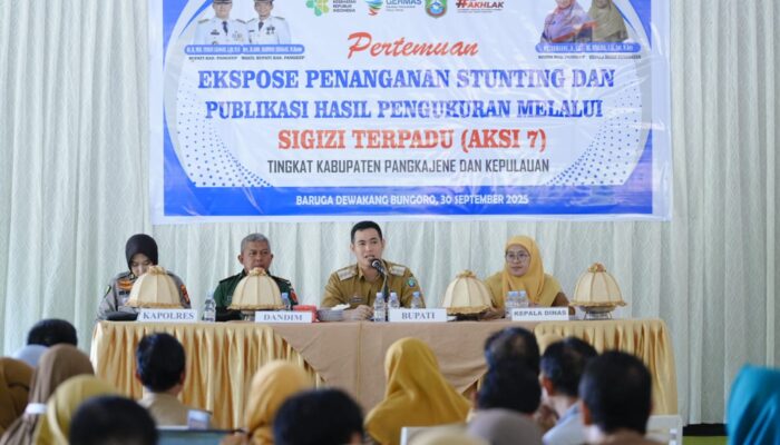 Ekspose Stunting Pangkep 2025, Intervensi Terpadu Beri Dampak Nyata Turunkan Angka Stunting